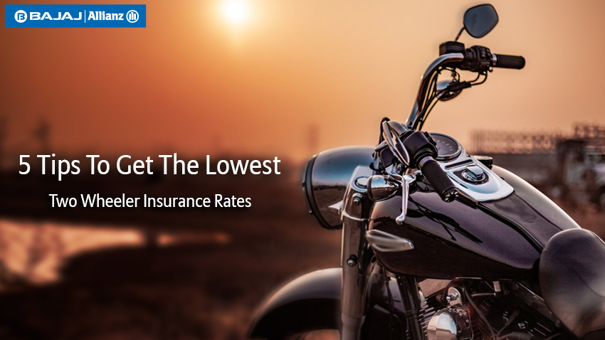 Two wheeler insurance rates can be lowered with these tips